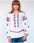 Блузка-вышиванка лён